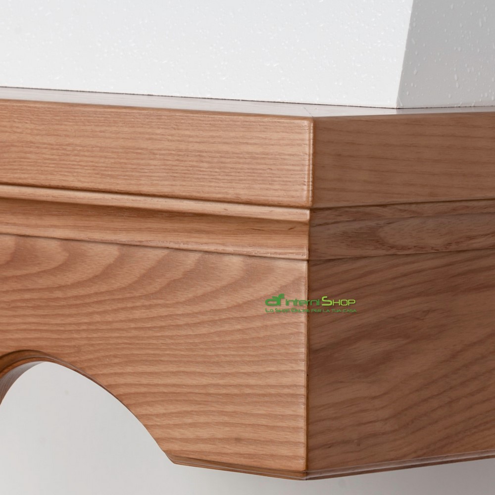 Acquista online AGNESE 60 rustic wood hood natural ash color engine B52 Coppari